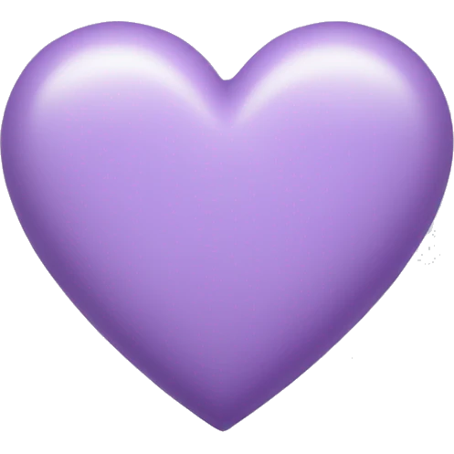 light purple heart emoji