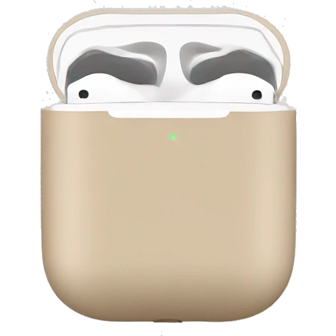 beige airpods emoji