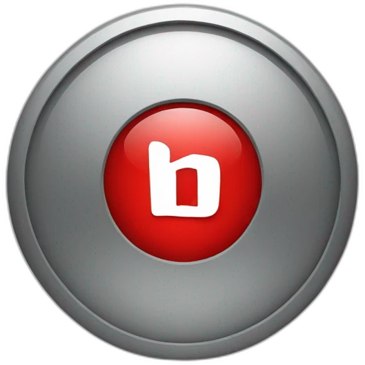 red youtube button emoji