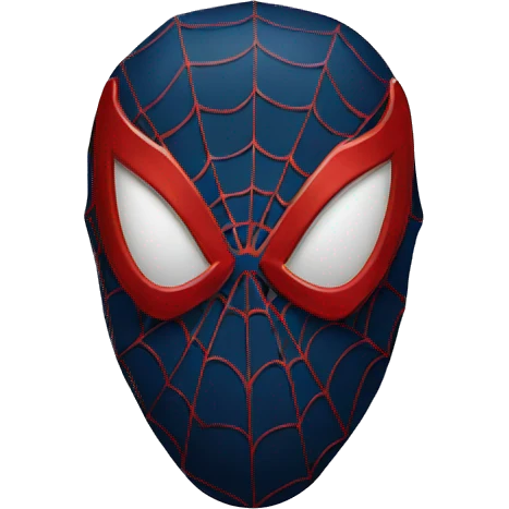 Spiderman mask emoji