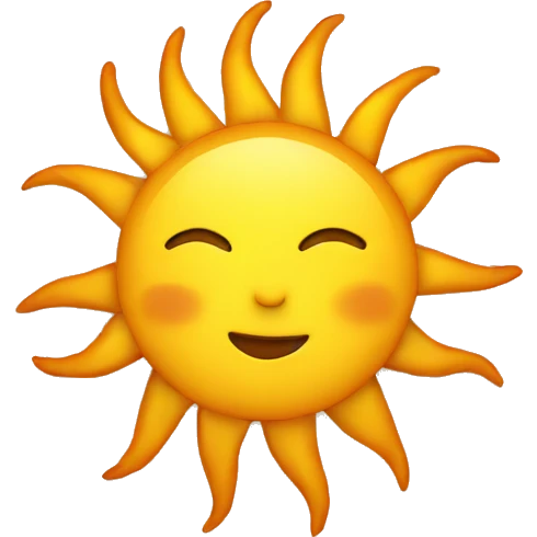 Sun emoji