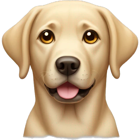 Labrador dog emoji