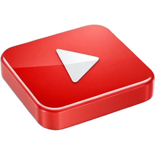 YouTube logo play button emoji