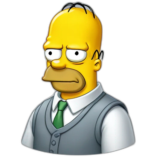 Simpson argent emoji