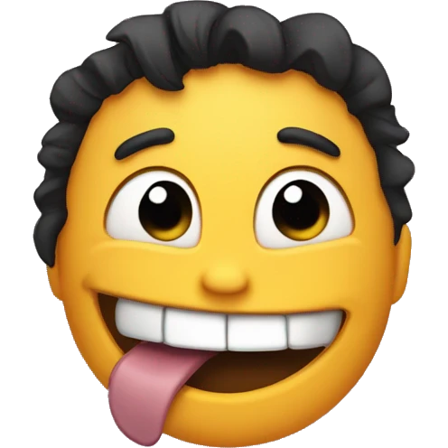 Smily face with scar emoji