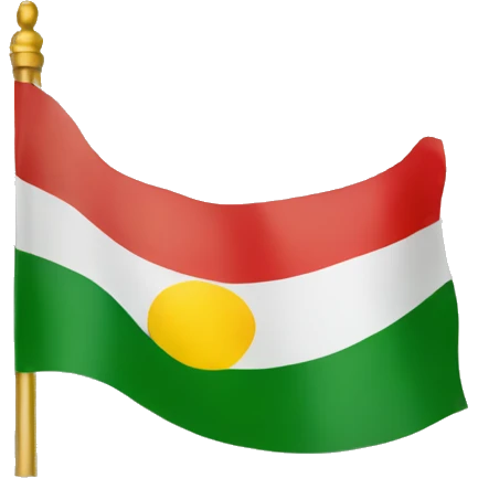 Kurdish flag emoji