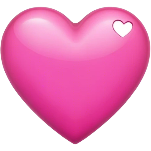 Pink heart  emoji