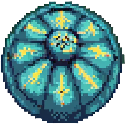 nuclear bomb, pixel art style emoji