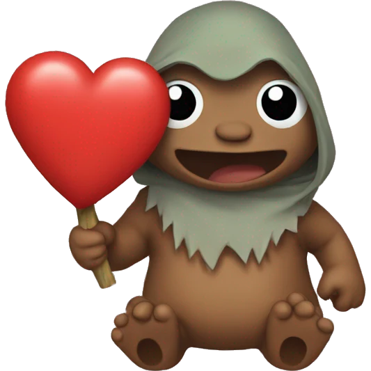 Kwokk with a heart emoji