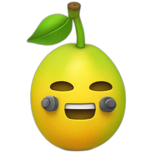 fruit with weights emoji