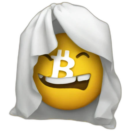 Com with bitcoin emoji