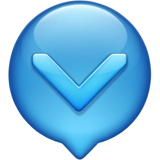 Tiktok mavi tik emoji