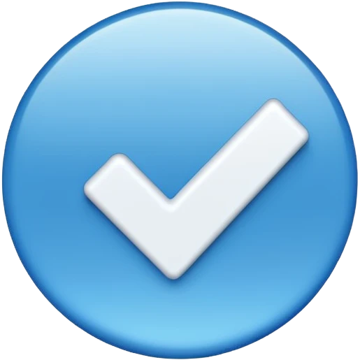 Instagram Blue tick emoji