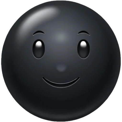MB black ball emoji