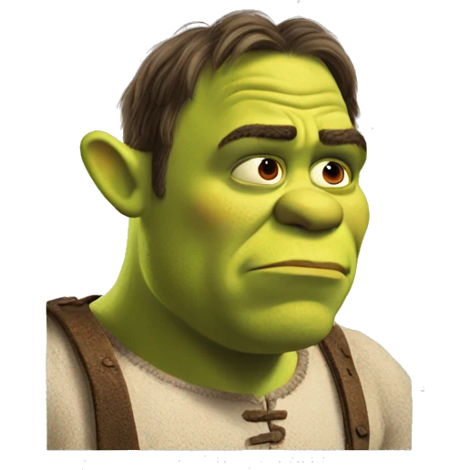 shrek triste emoji