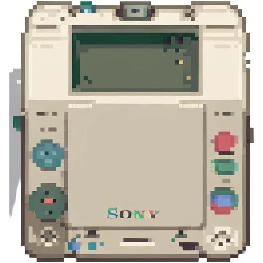 белый плеер Sony, no background emoji