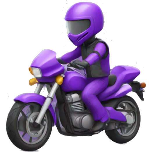 Moto purple emoji