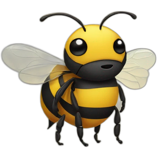sad bee emoji