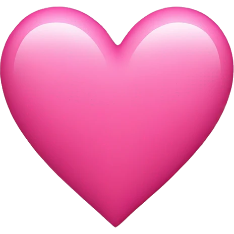 Pink heart emoji