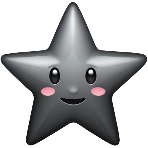 Half black star emoji when we need to have half rating emoji