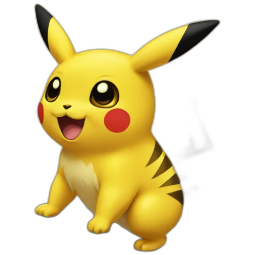 Pikatchu surfing emoji