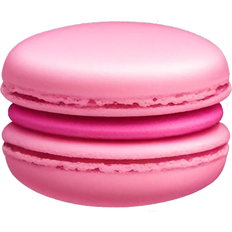 Pink macaron emoji