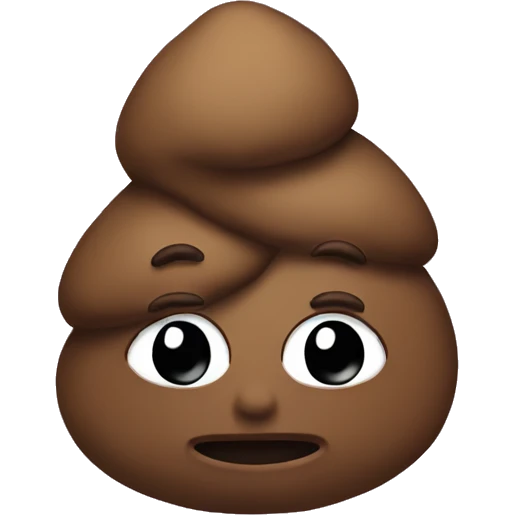 poop wearing a hoodie emoji