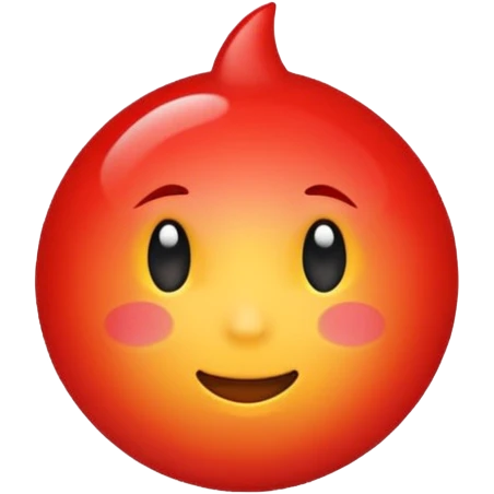 Dark Red point emoji