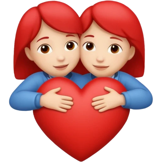 heart hug emoji