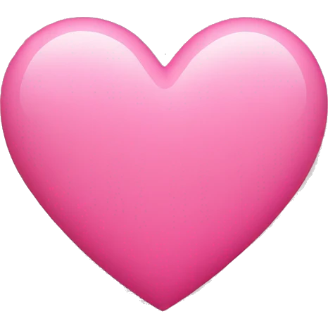 Pink heart emoji