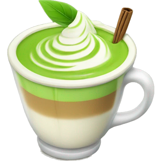 Matcha latte  emoji