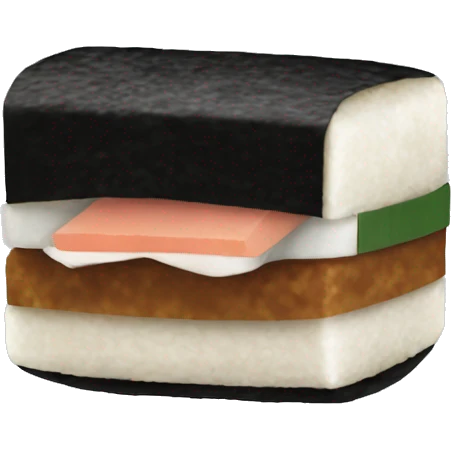 Spam musubi emoji