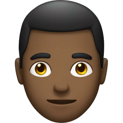 Gangster nice face male figure in black shirt emoji