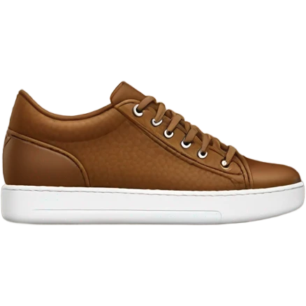 brown sneakers emoji