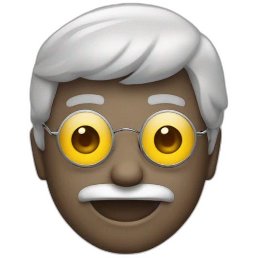 emoji de óculos fazendo joinha com a mão emoji