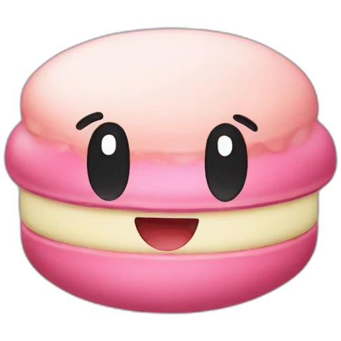 Macaron kirby emoji