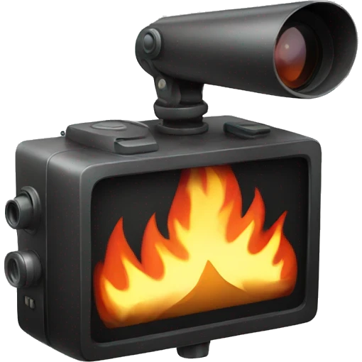 fire camera  emoji
