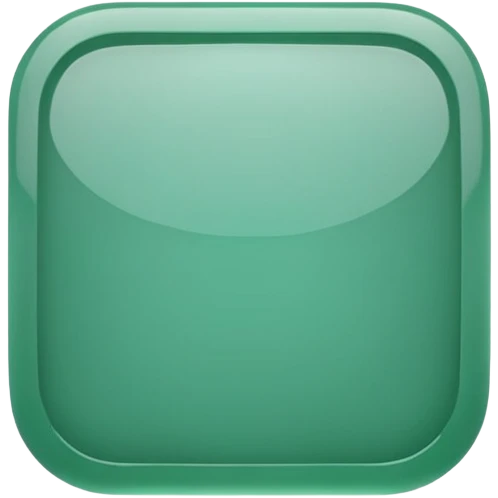 Blank Jade style rounded square icon button emoji
