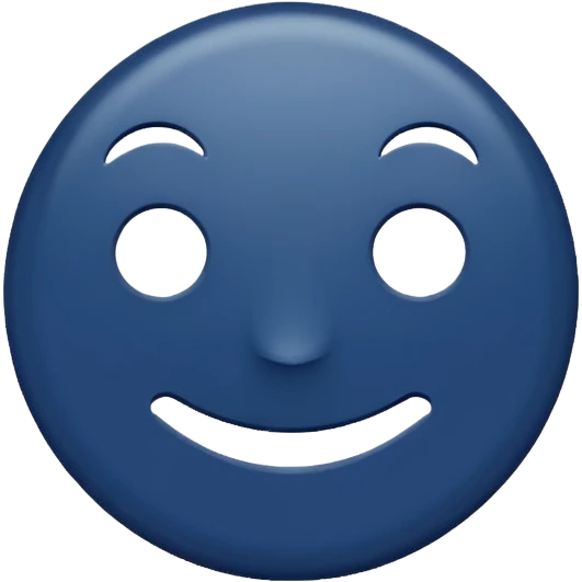 navy blue circle emoji