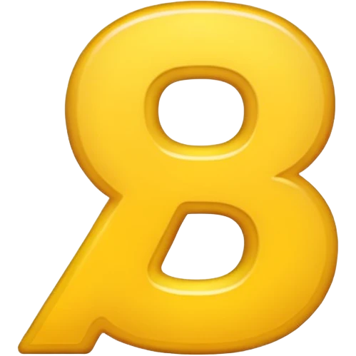 yellow letter 𝔇 emoji emoji