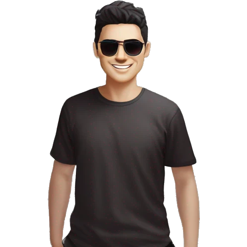 happy boy in sunglasses emoji