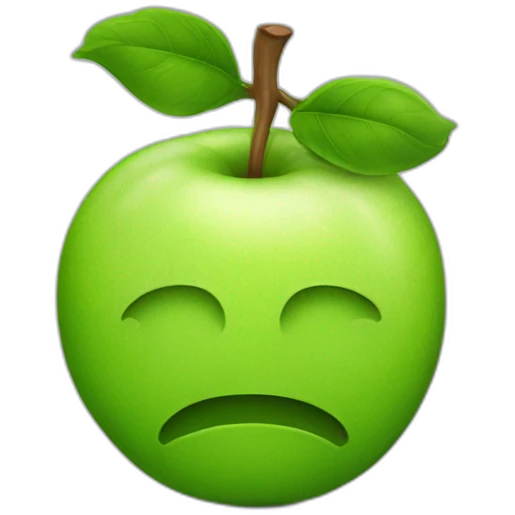 Manzana verde emoji