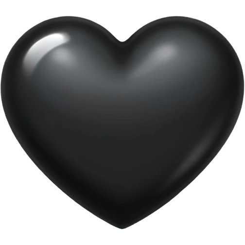 Corazón  negro emoji