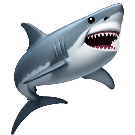 Dancing shark emoji