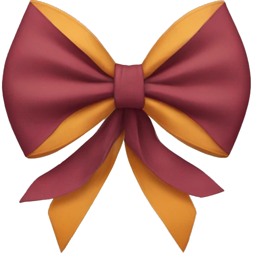 Fall bow emoji