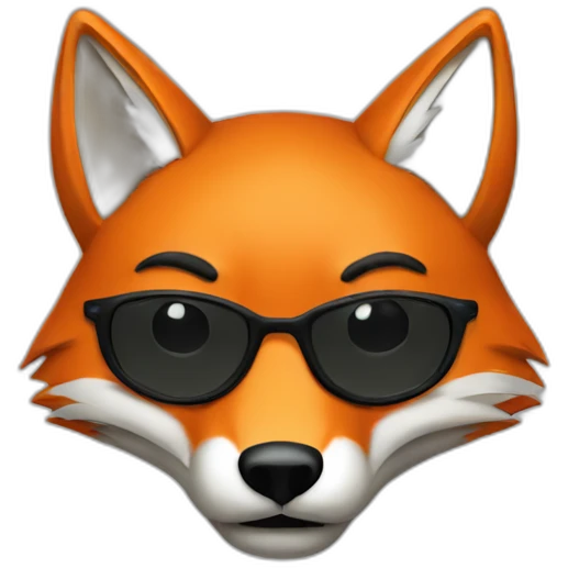 Hacker-fox emoji