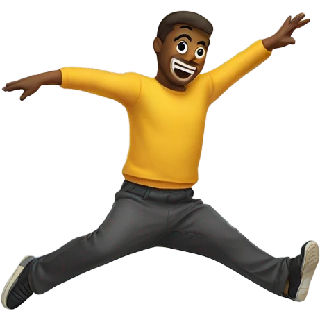 Doing a backflip emoji