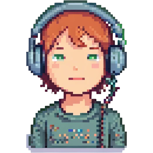 A guy with headphones emoji