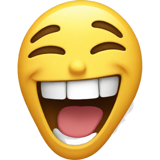Face Trying to hold laugh in emoji