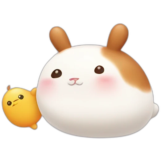 Molang and Piu piu emoji